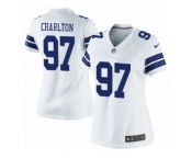 Women's Nike Dallas Cowboys #97 Taco Charlton Limited White NFL Jersey