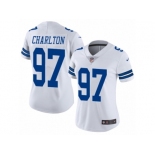 Women's Nike Dallas Cowboys #97 Taco Charlton Vapor Untouchable Limited White NFL Jersey