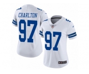 Women's Nike Dallas Cowboys #97 Taco Charlton Vapor Untouchable Limited White NFL Jersey