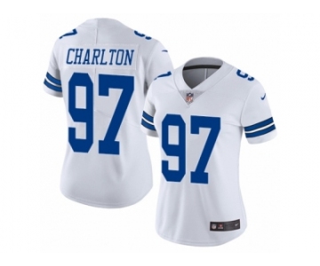 Women's Nike Dallas Cowboys #97 Taco Charlton Vapor Untouchable Limited White NFL Jersey