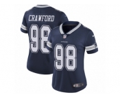 Women's Nike Dallas Cowboys #98 Tyrone Crawford Vapor Untouchable Limited Navy Blue Team Color NFL Jersey