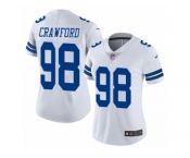 Women's Nike Dallas Cowboys #98 Tyrone Crawford Vapor Untouchable Limited White NFL Jersey