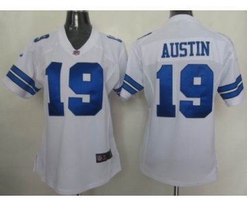 nike women nfl dallas cowboys #19 austin white[nike]