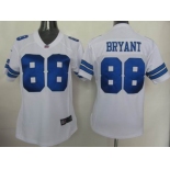 nike women nfl dallas cowboys #88 bryant white[nike]