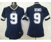 nike women nfl dallas cowboys #9 romo red[nike]