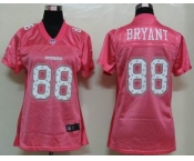 nike women nfl jersey dallas cowboys #88 bryant pink[2012 fem fan]