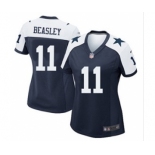 nike women nfl jerseys dallas cowboys #11 beasley blue[Elite thankgivings][beasley]