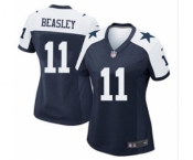 nike women nfl jerseys dallas cowboys #11 beasley blue[Elite thankgivings][beasley]