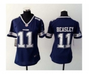 nike women nfl jerseys dallas cowboys #11 beasley blue[nike][beasley]