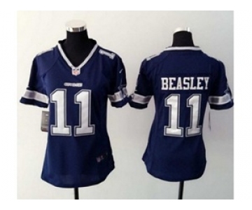 nike women nfl jerseys dallas cowboys #11 beasley blue[nike][beasley]