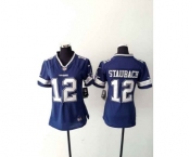 nike women nfl jerseys dallas cowboys #12 roger staubach blue[nike]