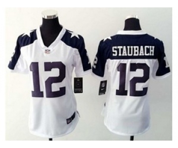 nike women nfl jerseys dallas cowboys #12 roger staubach white[nike thankgivings]