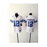 nike women nfl jerseys dallas cowboys #12 roger staubach white[nike]