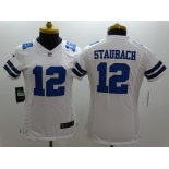 nike women nfl jerseys dallas cowboys #12 staubach white[nike]