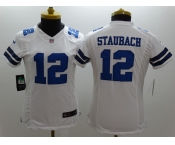 nike women nfl jerseys dallas cowboys #12 staubach white[nike]