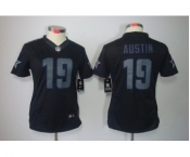 nike women nfl jerseys dallas cowboys #19 austin black[nike impact limited]