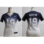 nike women nfl jerseys dallas cowboys #19 austin blue-white[nike drift fashion][second version]