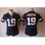 nike women nfl jerseys dallas cowboys #19 austin blue[nike limited]