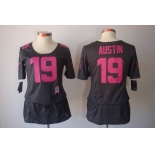 nike women nfl jerseys dallas cowboys #19 austin dk.grey[breast cancer awareness]