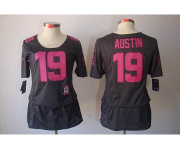 nike women nfl jerseys dallas cowboys #19 austin dk.grey[breast cancer awareness]