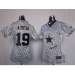 nike women nfl jerseys dallas cowboys #19 austin [fem fan zebra]