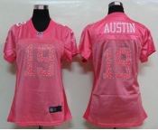 nike women nfl jerseys dallas cowboys #19 austin pink[2012 new]