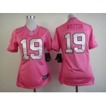 nike women nfl jerseys dallas cowboys #19 austin pink[nike love's]