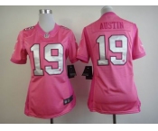 nike women nfl jerseys dallas cowboys #19 austin pink[nike love's]