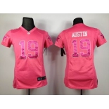 nike women nfl jerseys dallas cowboys #19 austin pink[nike]