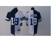 nike women nfl jerseys dallas cowboys #19 austin white-blue[nike split]