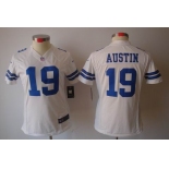 nike women nfl jerseys dallas cowboys #19 austin white[nike limited]