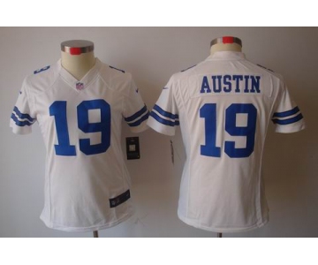 nike women nfl jerseys dallas cowboys #19 austin white[nike limited]