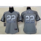 nike women nfl jerseys dallas cowboys #22 e.smith grey[Elite drift fashion]