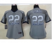 nike women nfl jerseys dallas cowboys #22 e.smith grey[Elite drift fashion]