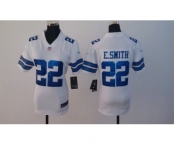 nike women nfl jerseys dallas cowboys #22 e.smith white[nike]