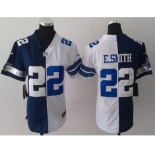 nike women nfl jerseys dallas cowboys #22 e.smitth blue-white[Elite split]