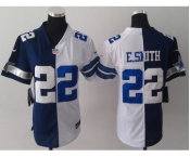 nike women nfl jerseys dallas cowboys #22 e.smitth blue-white[Elite split]