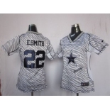 nike women nfl jerseys dallas cowboys #22 e.smitth [fem fan zebra]