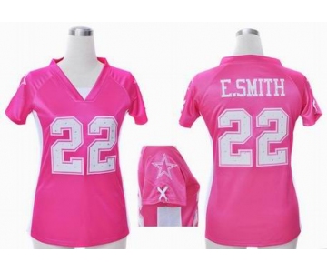 nike women nfl jerseys dallas cowboys #22 e.smitth pink[draft him ii top]