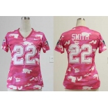 nike women nfl jerseys dallas cowboys #22 smitth pink[fashion camo][smitth]