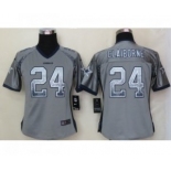 nike women nfl jerseys dallas cowboys #24 morris claiborne grey[Elite drift fashion]