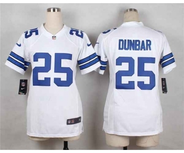 nike women nfl jerseys dallas cowboys #25 dunbar white[nike]