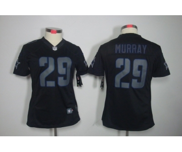 nike women nfl jerseys dallas cowboys #29 murray black[nike impact limited]