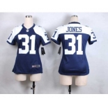 nike women nfl jerseys dallas cowboys #31 jones blue[nike thankgivings]