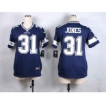 nike women nfl jerseys dallas cowboys #31 jones blue[nike]