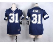 nike women nfl jerseys dallas cowboys #31 jones blue[nike]