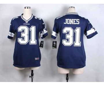 nike women nfl jerseys dallas cowboys #31 jones blue[nike]