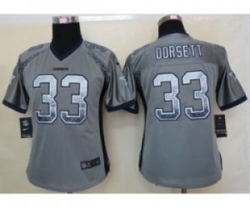 nike women nfl jerseys dallas cowboys #33 tony dorsett grey[Elite drift fashion]