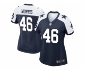 nike women nfl jerseys dallas cowboys #46 alfred morris blue[nike thankgivings]