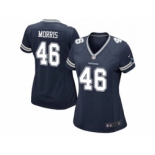 nike women nfl jerseys dallas cowboys #46 alfred morris blue[nike]